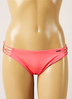 Bas de maillot de bain effet matière satinée culotte rose BANANA MOON femme