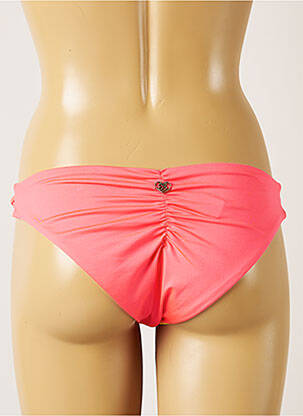 Bas de maillot de bain effet matière satinée culotte rose BANANA MOON femme
