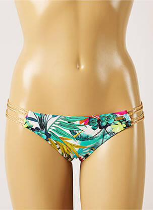 Bas de maillot de bain stretch culotte vert BANANA MOON femme