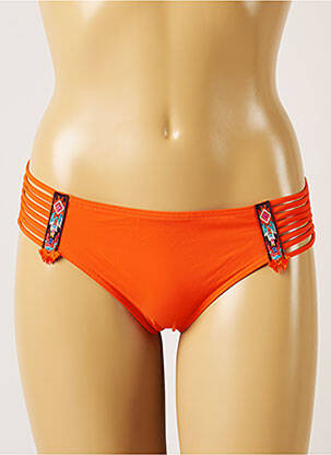 Bas de maillot de bain stretch culotte orange BANANA MOON femme