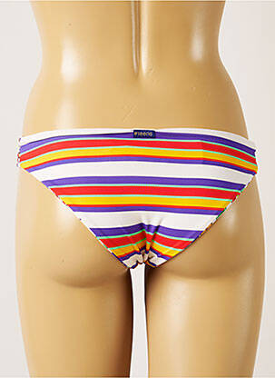 Bas de maillot de bain imprimé fleurs culotte violet BANANA MOON femme