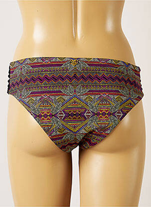 Bas de maillot de bain imprimé fantaisie culotte noir BANANA MOON femme