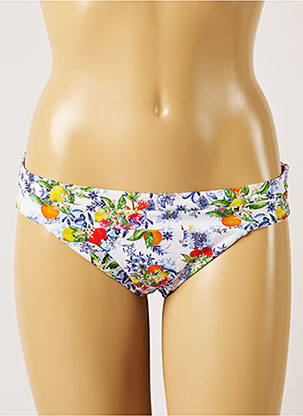 Bas de maillot de bain stretch culotte blanc BANANA MOON femme