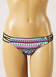 Bas de maillot de bain imprimé fantaisie culotte bleu BANANA MOON femme