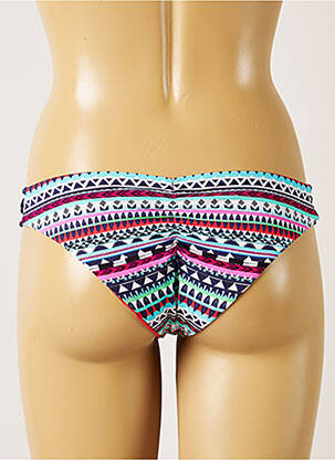 Bas de maillot de bain imprimé fantaisie culotte bleu BANANA MOON femme