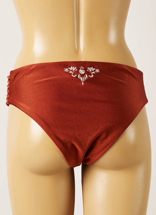 Bas de maillot de bain marron BANANA MOON pour femme