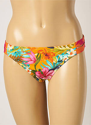 Bas de maillot de bain imprimé tie and dye culotte orange BANANA MOON femme