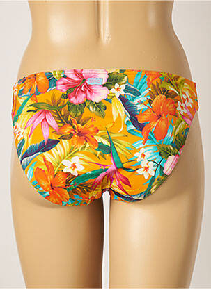 Bas de maillot de bain imprimé tie and dye culotte orange BANANA MOON femme