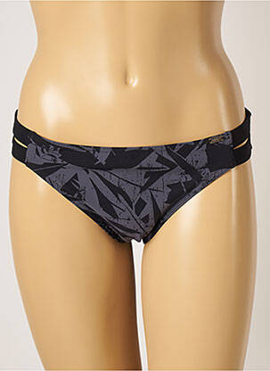 Bas de maillot de bain imprimé fantaisie culotte gris BANANA MOON femme
