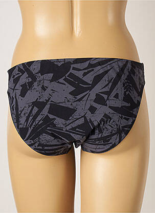 Bas de maillot de bain imprimé fantaisie culotte gris BANANA MOON femme
