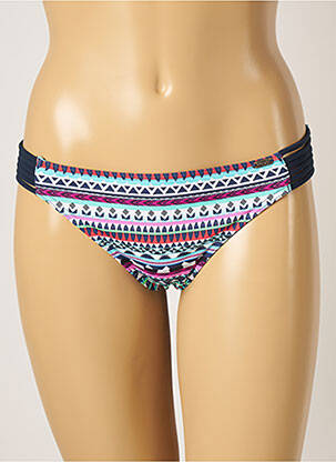 Bas de maillot de bain imprimé fantaisie culotte bleu BANANA MOON femme