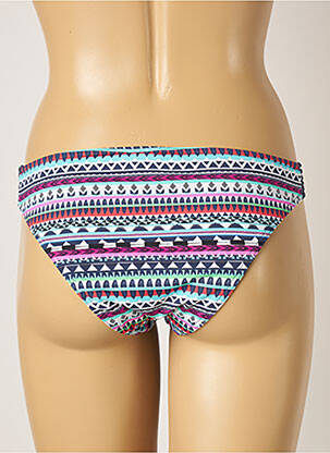 Bas de maillot de bain imprimé fantaisie culotte bleu BANANA MOON femme