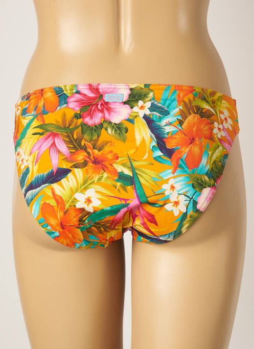 Bas de maillot de bain imprimé tie and dye culotte orange BANANA MOON femme