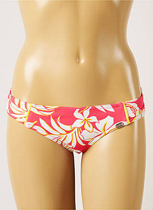 Bas de maillot de bain imprimé tie and dye culotte rose BANANA MOON femme