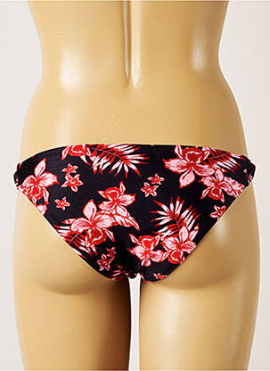 Bas de maillot de bain imprimé fleurs culotte noir BANANA MOON femme