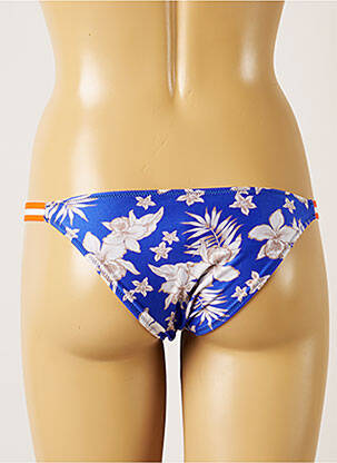 Bas de maillot de bain imprimé tie and dye bikini bleu BANANA MOON femme