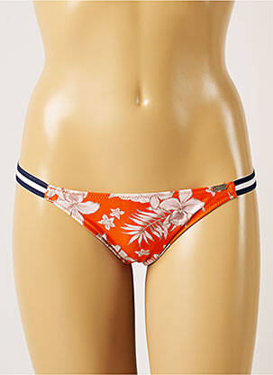 Bas de maillot de bain imprimé tie and dye bikini orange BANANA MOON femme
