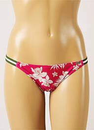 Bas de maillot de bain imprimé tie and dye bikini rose BANANA MOON femme