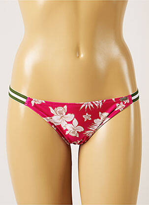 Bas de maillot de bain imprimé tie and dye bikini rose BANANA MOON femme