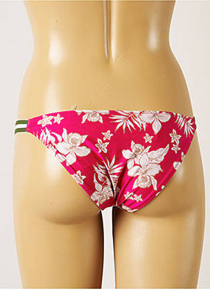 Bas de maillot de bain imprimé tie and dye bikini rose BANANA MOON femme