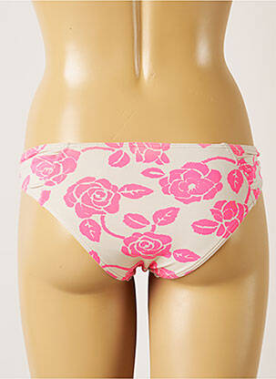 Bas de maillot de bain imprimé fleurs culotte beige BANANA MOON femme