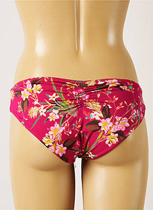 Bas de maillot de bain imprimé fleurs culotte violet BANANA MOON femme