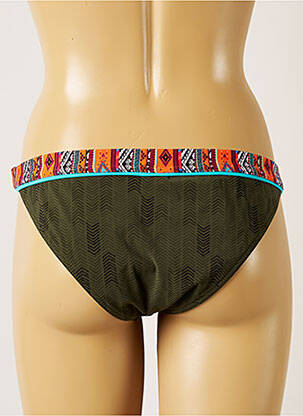 Bas de maillot de bain imprimé fantaisie bikini vert BANANA MOON femme