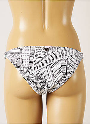 Bas de maillot de bain imprimé fantaisie bikini blanc BANANA MOON femme
