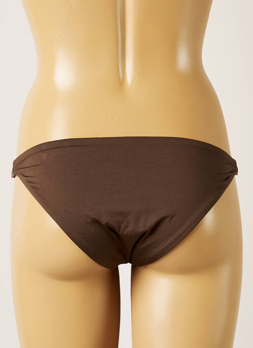 Bas de maillot de bain marron BANANA MOON pour femme