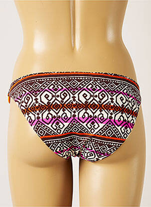Bas de maillot de bain imprimé fantaisie bikini marron BANANA MOON femme