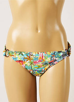 Bas de maillot de bain imprimé tie and dye bikini vert BANANA MOON femme
