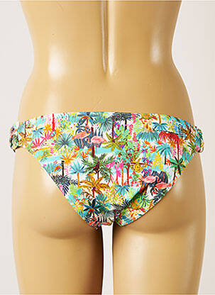 Bas de maillot de bain imprimé tie and dye bikini vert BANANA MOON femme