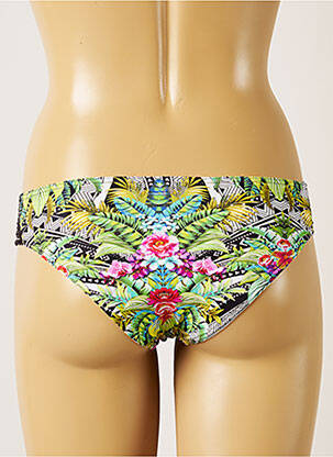 Bas de maillot de bain imprimé tie and dye culotte vert BANANA MOON femme