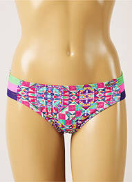 Bas de maillot de bain imprimé fantaisie culotte rose BANANA MOON femme
