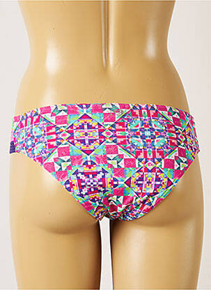 Bas de maillot de bain imprimé fantaisie culotte rose BANANA MOON femme