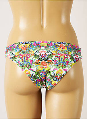 Bas de maillot de bain imprimé tie and dye culotte vert BANANA MOON femme