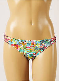 Bas de maillot de bain imprimé tie and dye bikini vert BANANA MOON femme