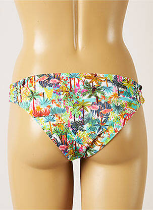 Bas de maillot de bain imprimé tie and dye bikini vert BANANA MOON femme