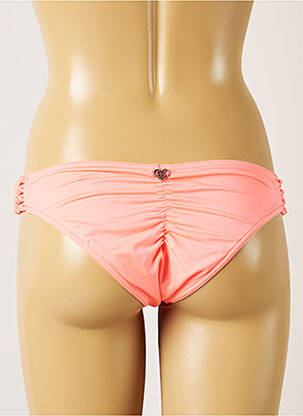 Bas de maillot de bain effet matière satinée culotte rose BANANA MOON femme