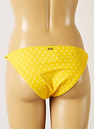 Bas de maillot de bain imprimé fantaisie bikini jaune BANANA MOON femme