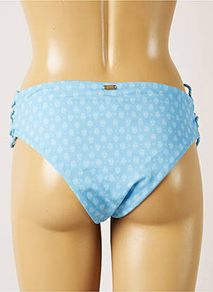Bas de maillot de bain imprimé fantaisie culotte bleu BANANA MOON femme