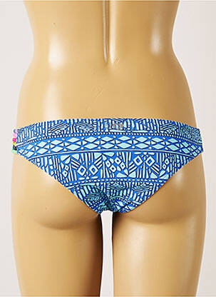 Bas de maillot de bain imprimé fantaisie bikini bleu BANANA MOON femme