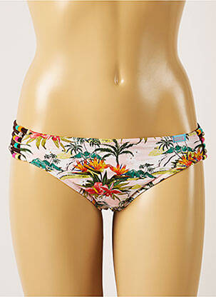 Bas de maillot de bain imprimé tie and dye bikini rose BANANA MOON femme