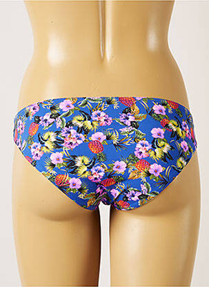 Bas de maillot de bain imprimé tie and dye bikini bleu BANANA MOON femme