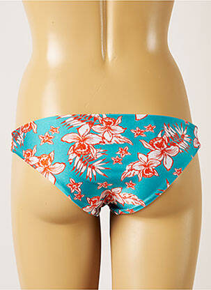 Bas de maillot de bain imprimé fleurs bikini bleu BANANA MOON femme