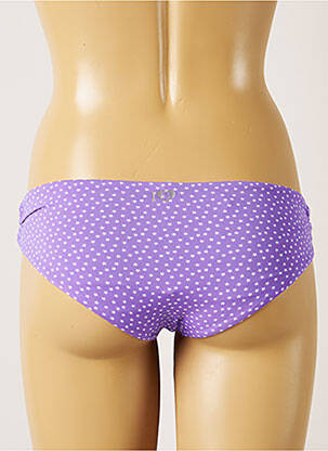 Bas de maillot de bain imprimé fantaisie bikini violet BANANA MOON femme