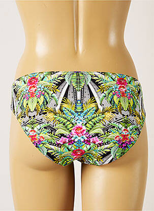 Bas de maillot de bain imprimé tie and dye culotte vert BANANA MOON femme