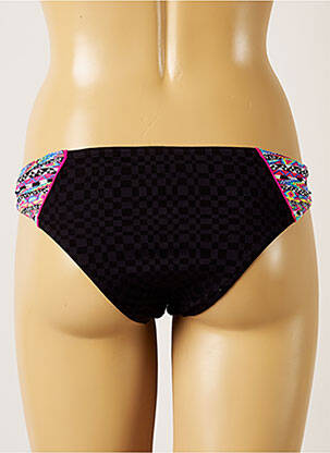 Bas de maillot de bain effet matière satinée culotte noir BANANA MOON femme
