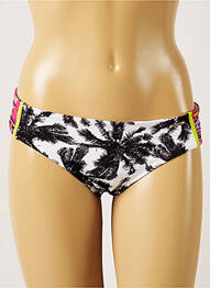 Bas de maillot de bain imprimé tie and dye culotte blanc BANANA MOON femme