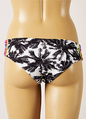 Bas de maillot de bain imprimé tie and dye culotte blanc BANANA MOON femme